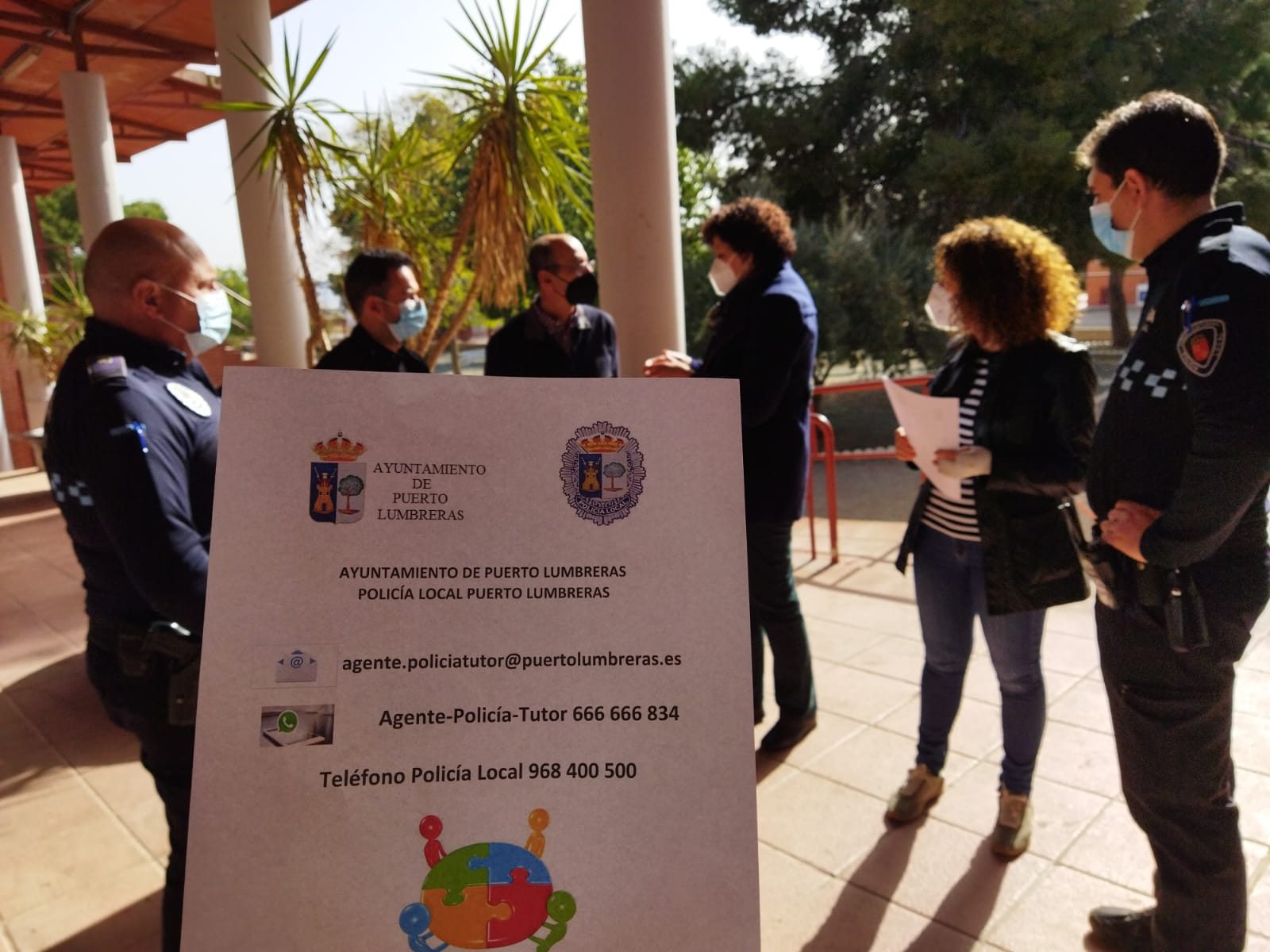 Puerto Lumbreras implanta el servicio Policía Tutor en los centros escolares (3)