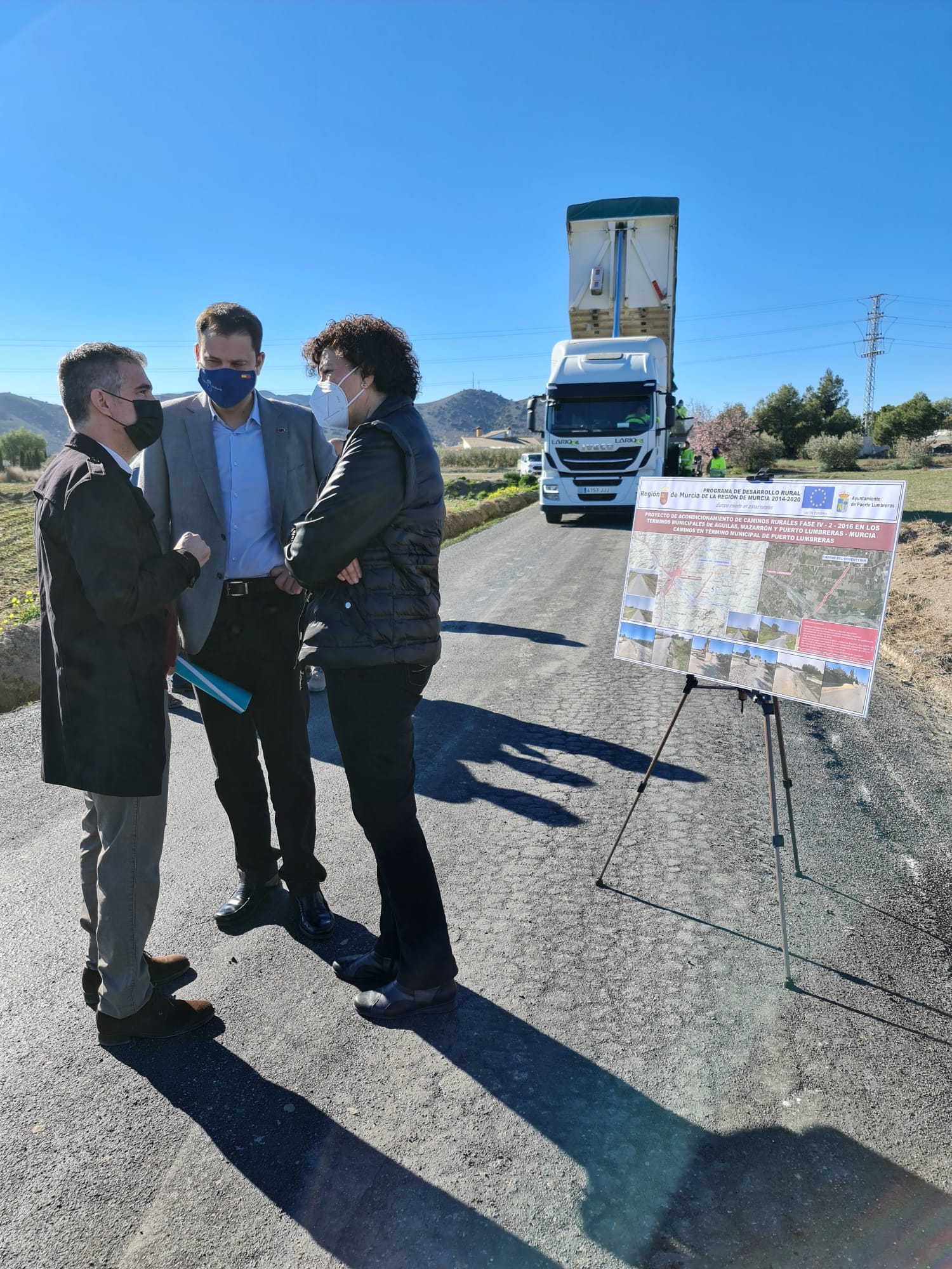El Gobierno Regional invierte 113.500 euros para acondicionar el camino del cementerio de Puerto Lumbreras
