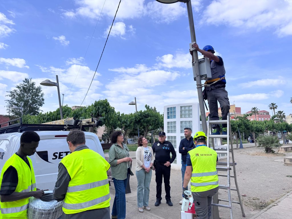 El Ayuntamiento de Puerto Lumbreras incrementa la red de cámaras de videovigilancia del municipio con la instalación de once nuevos dispositivos