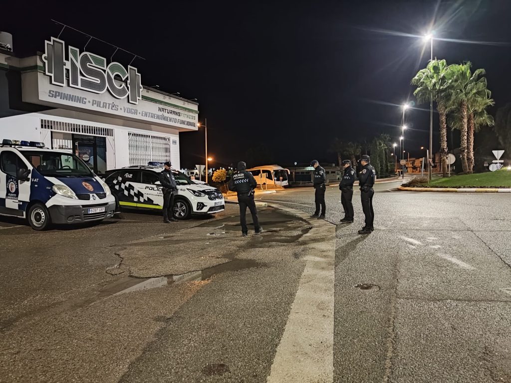 La Policía Local de Puerto Lumbreras detiene a dos sospechosos de perpetrar diversos robos en el municipio