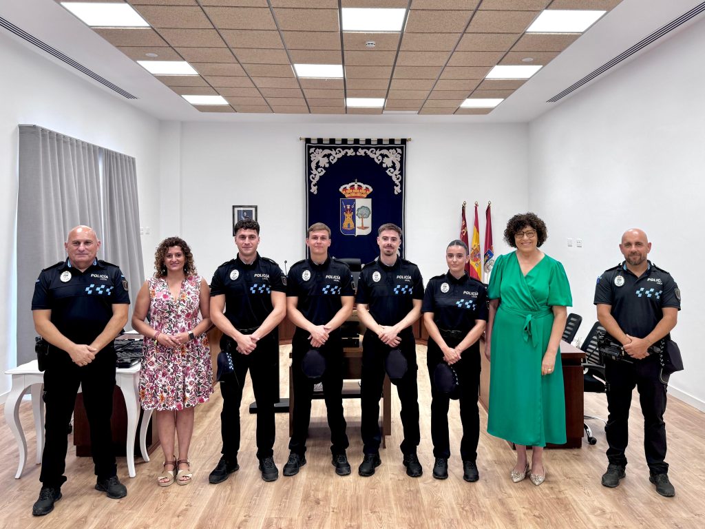 Puerto Lumbreras incorpora cuatro nuevos agentes a la plantilla de Policía Local