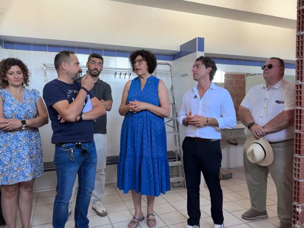Avanza a muy buen ritmo la renovación integral de los vestuarios del Campo de Fútbol Municipal de Puerto Lumbreras
