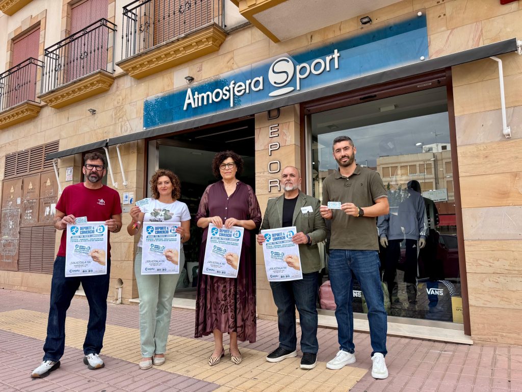 Puerto Lumbreras estrena la ‘tarjeta del deportista’, una iniciativa con descuentos y ofertas en los establecimientos del municipio